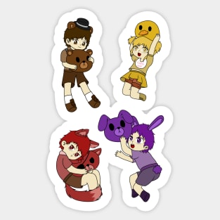 fnaf kids Sticker